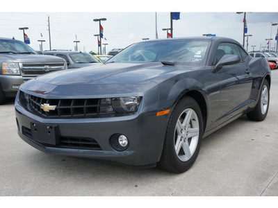 chevrolet camaro 2010 dk  gray coupe lt gasoline 6 cylinders rear wheel drive automatic 77090