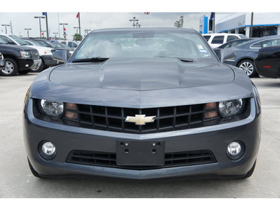 chevrolet camaro 2010 dk  gray coupe lt gasoline 6 cylinders rear wheel drive automatic 77090