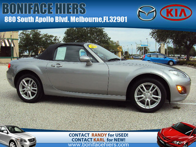 mazda mx 5 miata 2010 silver gasoline 4 cylinders rear wheel drive 5 speed manual 32901