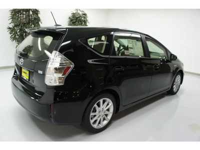 toyota prius v 2012 black wagon five hybrid 4 cylinders front wheel drive automatic 91731