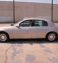 lincoln town car 1999 beige sedan signature gasoline v8 rear wheel drive automatic 28217