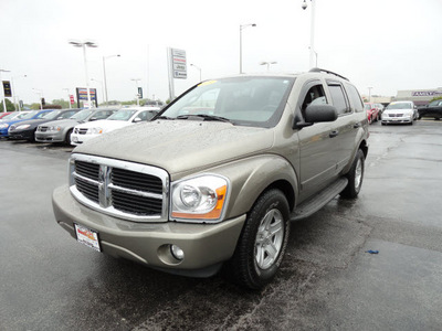 dodge durango 2004 tan suv slt gasoline 8 cylinders 4 wheel drive automatic 60443