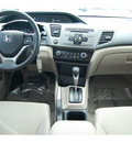 honda civic 2012 gray sedan lx gasoline 4 cylinders front wheel drive automatic 77065