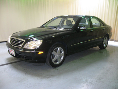 mercedes benz s class 2004 black sedan s430 gasoline 8 cylinders rear wheel drive automatic 44883