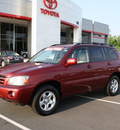 toyota highlander 2004 red suv highlander gasoline 4 cylinders front wheel drive automatic 27215