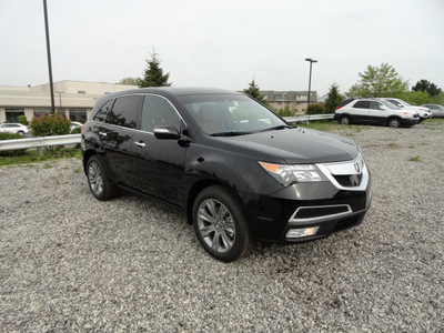 acura mdx 2012 black suv advance awd gasoline 6 cylinders all whee drive automatic with overdrive 60462