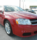 dodge avenger 2012 candy red sedan sxt gasoline 4 cylinders front wheel drive automatic 34731
