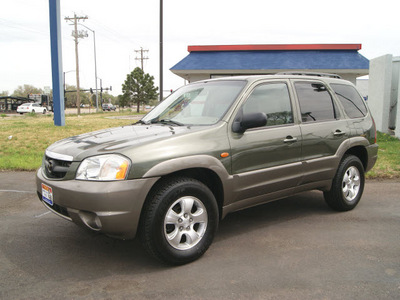 mazda tribute 2002 light cypress suv es v6 gasoline 6 cylinders 4 wheel drive automatic 80911