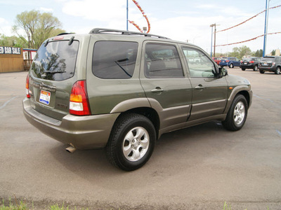 mazda tribute 2002 light cypress suv es v6 gasoline 6 cylinders 4 wheel drive automatic 80911