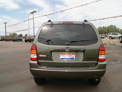 mazda tribute 2002 light cypress suv es v6 gasoline 6 cylinders 4 wheel drive automatic 80911