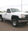 chevrolet silverado 2500hd 2006 white pickup truck ls gasoline 8 cylinders rear wheel drive automatic 80911