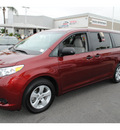 toyota sienna 2011 dk  red van 7 passenger gasoline 4 cylinders front wheel drive automatic 91761