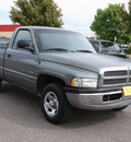 dodge ram pickup 1500 2001 grey pickup truck gasoline 6 cylinders rear wheel drive automatic with overdrive 80229