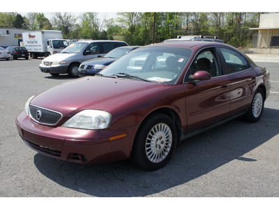 mercury sable 2004 red sedan gs gasoline 6 cylinders front wheel drive automatic 28217