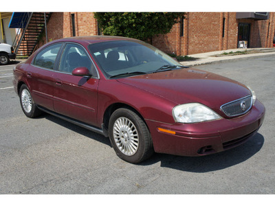 mercury sable 2004 red sedan gs gasoline 6 cylinders front wheel drive automatic 28217