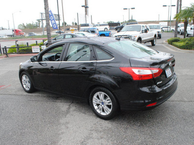 ford focus 2012 black sedan sel flex fuel 4 cylinders front wheel drive automatic 91010