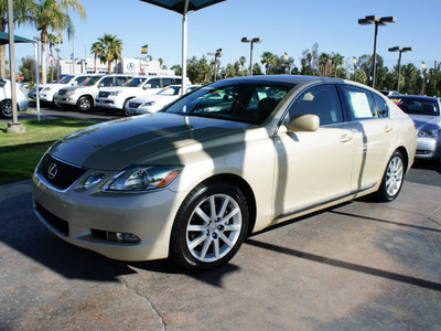 lexus gs 300 2006 beige sedan gasoline 6 cylinders rear wheel drive automatic 92235