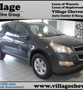 chevrolet traverse 2012 gray suv lt gasoline 6 cylinders front wheel drive 6 speed automatic 55391