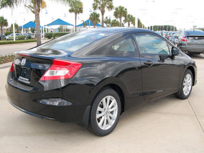 honda civic 2012 black coupe ex l w navi gasoline 4 cylinders front wheel drive automatic 77065