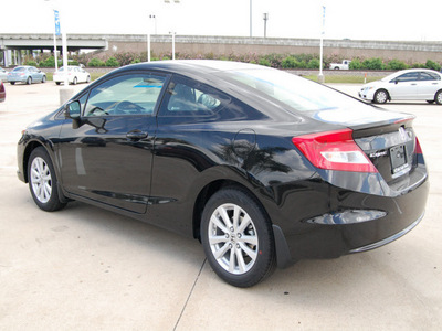 honda civic 2012 black coupe ex l w navi gasoline 4 cylinders front wheel drive automatic 77065