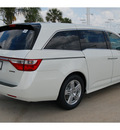 honda odyssey 2012 white van touring gasoline 6 cylinders front wheel drive automatic with overdrive 77065