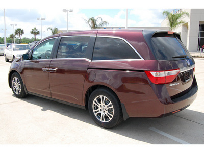 honda odyssey 2012 dk  red van ex gasoline 6 cylinders front wheel drive automatic with overdrive 77065
