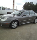 hyundai sonata 2002 gray sedan gasoline 4 cylinders front wheel drive automatic 75503