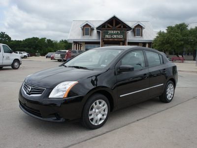 nissan sentra 2011 black sedan gasoline 4 cylinders front wheel drive automatic with overdrive 76087