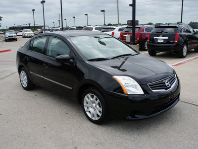 nissan sentra 2011 black sedan gasoline 4 cylinders front wheel drive automatic with overdrive 76087
