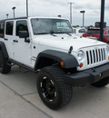 jeep wrangler unlimited 2012 white suv sport gasoline 6 cylinders 4 wheel drive automatic 76087