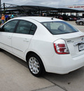 nissan sentra 2011 white sedan gasoline 4 cylinders front wheel drive automatic with overdrive 76087