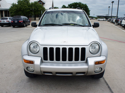 jeep liberty 2004 silver suv limited gasoline 6 cylinders rear wheel drive automatic with overdrive 76087