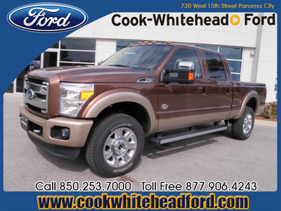 ford f 350 super duty 2012 brown king ranch biodiesel 8 cylinders 4 wheel drive automatic 32401