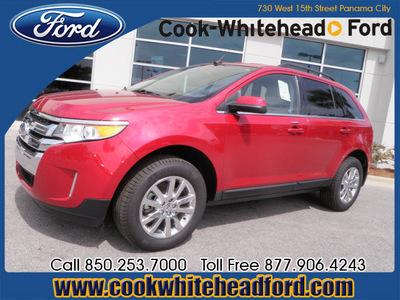 ford edge 2012 red limited gasoline 6 cylinders front wheel drive automatic 32401