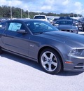 ford mustang 2013 gray coupe gasoline 8 cylinders rear wheel drive 6 speed automatic 77388
