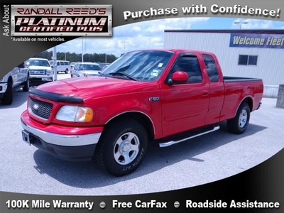 ford f 150 2003 red pickup truck xlt gasoline 6 cylinders rear wheel drive 77388
