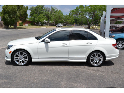 mercedes benz c class 2011 white sedan c300 gasoline 6 cylinders rear wheel drive automatic 76903