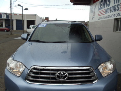 toyota highlander 2008 blue suv limited gasoline 6 cylinders all whee drive automatic 98674