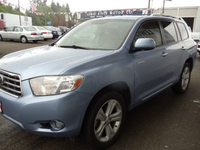 toyota highlander 2008 blue suv limited gasoline 6 cylinders all whee drive automatic 98674