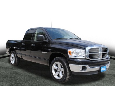 dodge ram pickup 1500 2008 black pickup truck slt gasoline 8 cylinders rear wheel drive automatic with overdrive 77037