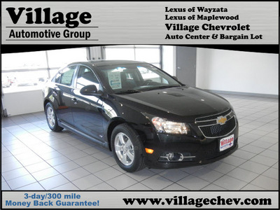 chevrolet cruze 2012 black sedan lt gasoline 4 cylinders front wheel drive automatic 55391