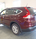 honda cr v 2012 dk  red suv ex gasoline 4 cylinders all whee drive automatic 28557