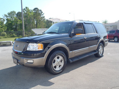 ford expedition 2003 black suv eddie bauer gasoline 8 cylinders sohc 4 wheel drive automatic with overdrive 28557