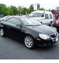 volkswagen eos 2008 black turbo gasoline 4 cylinders front wheel drive automatic 08016