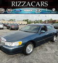 lincoln town car 2002 blue sedan executive gasoline 8 cylinders rear wheel drive automatic with overdrive 60546