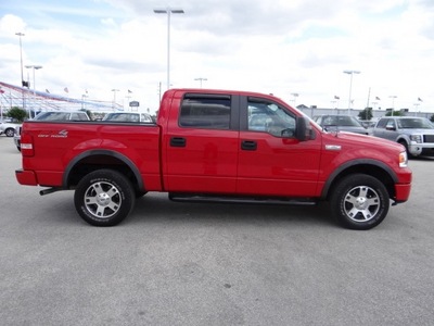 ford f 150 2008 red pickup truck fx4 flex fuel 8 cylinders 4 wheel drive automatic 77388