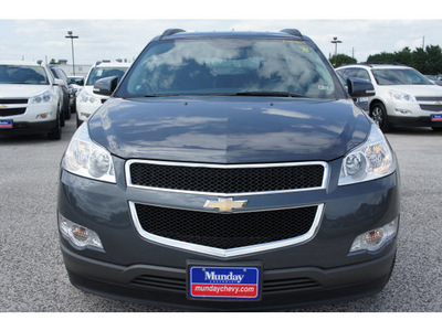 chevrolet traverse 2012 gray suv gasoline 6 cylinders front wheel drive automatic 77090