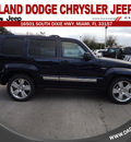jeep liberty 2012 dk  blue suv jet edition gasoline 6 cylinders 2 wheel drive automatic 33157