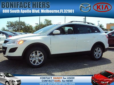 mazda cx 9 2012 white suv w 3rd row seat gasoline 6 cylinders front wheel drive automatic 32901