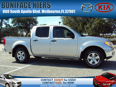 nissan frontier 2010 silver se gasoline 6 cylinders 2 wheel drive automatic 32901